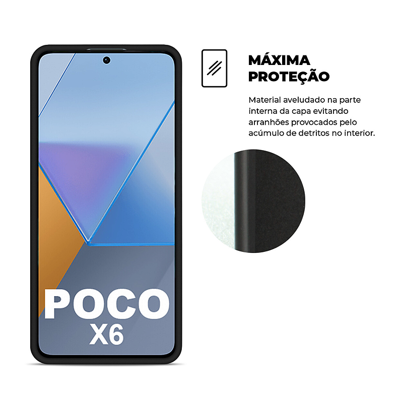Capa para Xiaomi POCO X6 5G - Silicon Veloz - Gshield