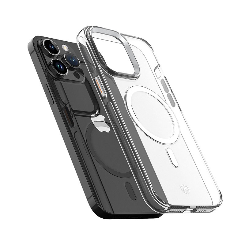Kit Capa MagSafe Crystal Armor e Pelicula Defender Pro Privacidade para iPhone 15 Pro - Gshield