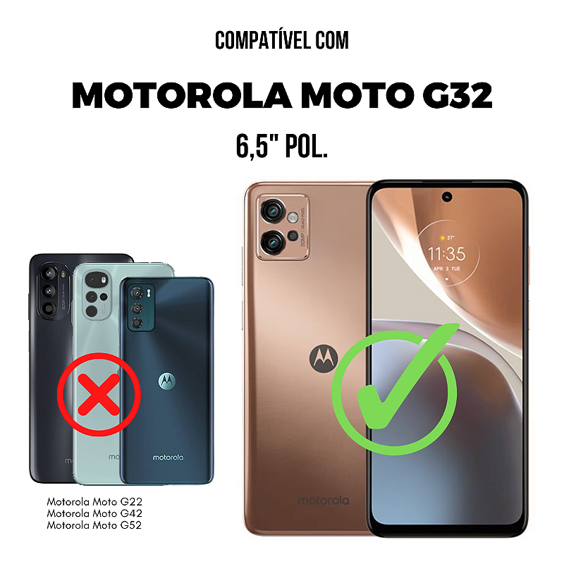 Película para Motorola Moto G32 - Traseira de Fibra de Carbono Preta - Gshield
