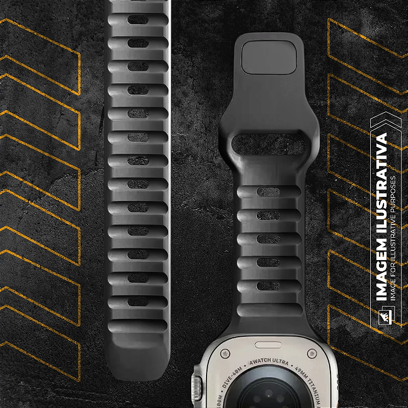 Pulseira Para Apple Watch 38 / 40 / 41MM Victus - Preta - Gshield