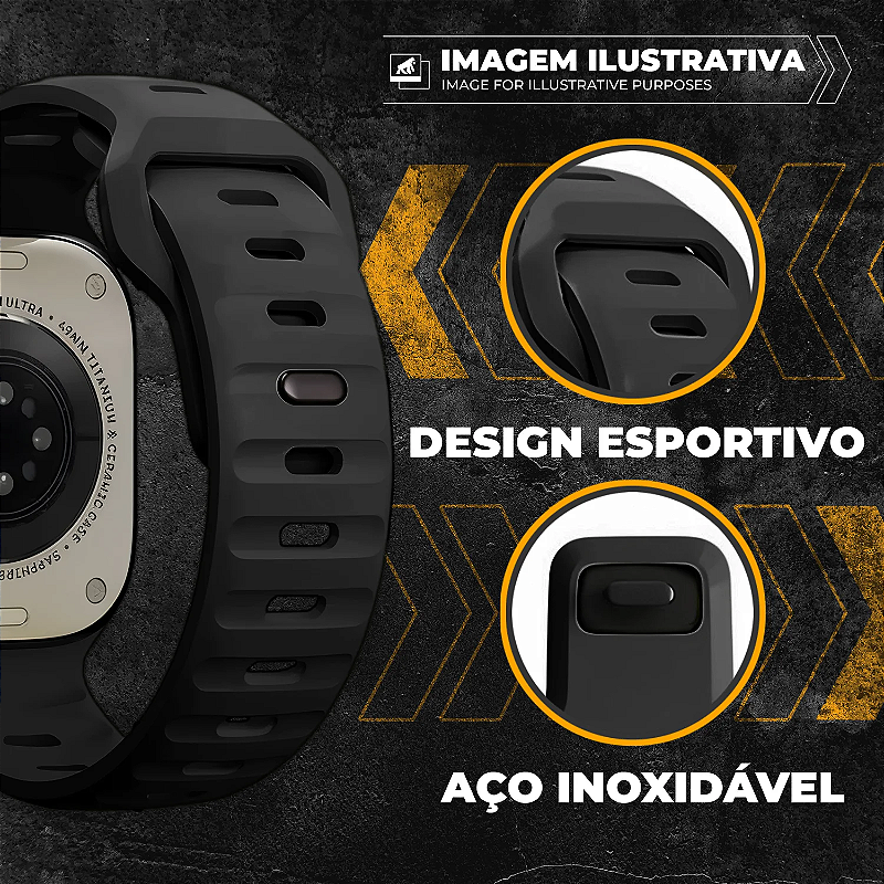 Pulseira Para Apple Watch 38 / 40 / 41MM Victus - Preta - Gshield