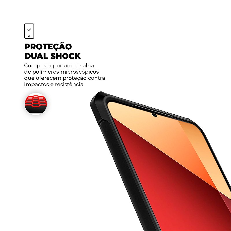 Capa para Xiaomi Redmi Note 13 5G - Dual Shock X - Gshield - foto 4