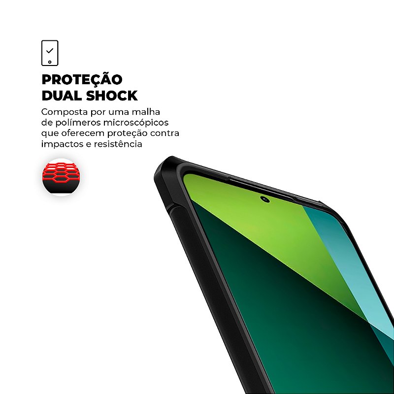 Capa para Xiaomi Redmi Note 13 Pro  5G - Dual Shock X - Gshield