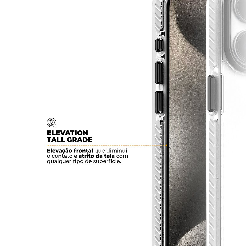 Kit Capa Urus Branca e Pelicula Ultra Glass para iPhone 15 Pro Max - Gshield - foto 4