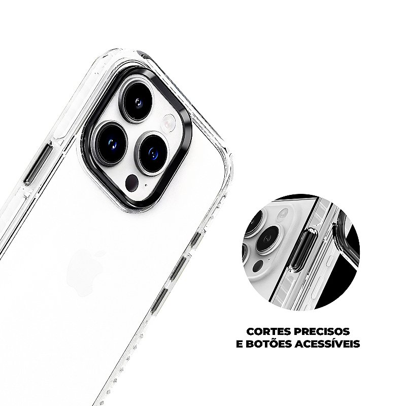 Kit Capa Urus Branca e Pelicula Defender Pro Privacidade para iPhone 15 Pro Max - Gshield