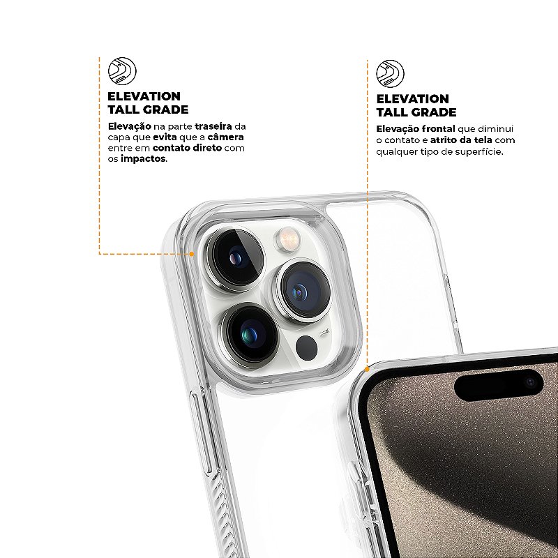Kit Capa Anti-Slip e Pelicula Ultra Glass para iPhone 15 Pro Max - Gshield