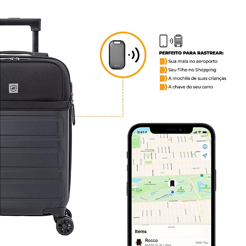 iTag - localizador Rastreador - função Airtag Buscar Apple - Chaveiro - (4 Unidades) -  Gshield - foto 4