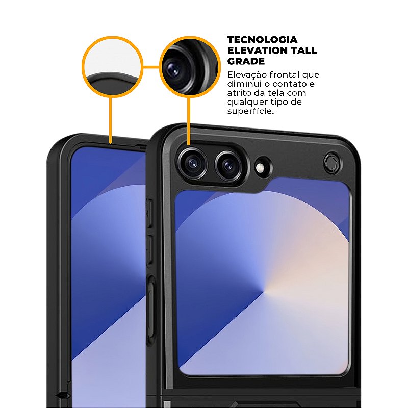 Capa para Samsung Galaxy Z Flip 6 - Dinamic Cam Protection - Gshield - foto 2