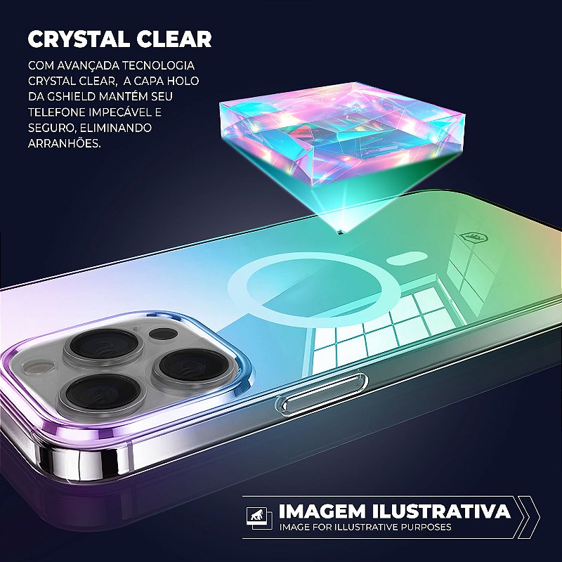 Capa para iPhone 15 Pro Max - MagSafe Holo - Gshield