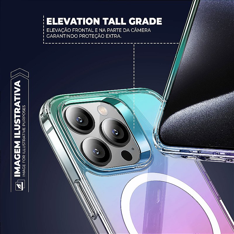 Capa para iPhone 15 Pro Max - MagSafe Holo - Gshield