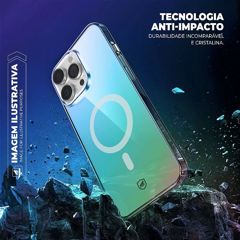 Capa para iPhone 15 Pro Max - MagSafe Holo - Gshield
