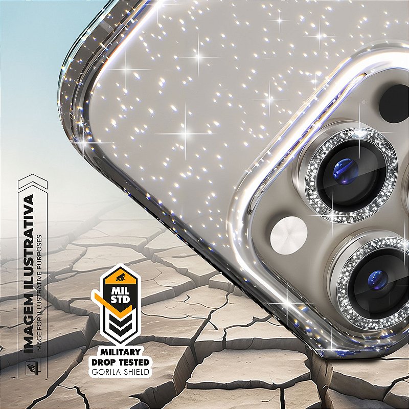 Capa para iPhone 15 Pro Max - MagSafe Glitter - Gshield