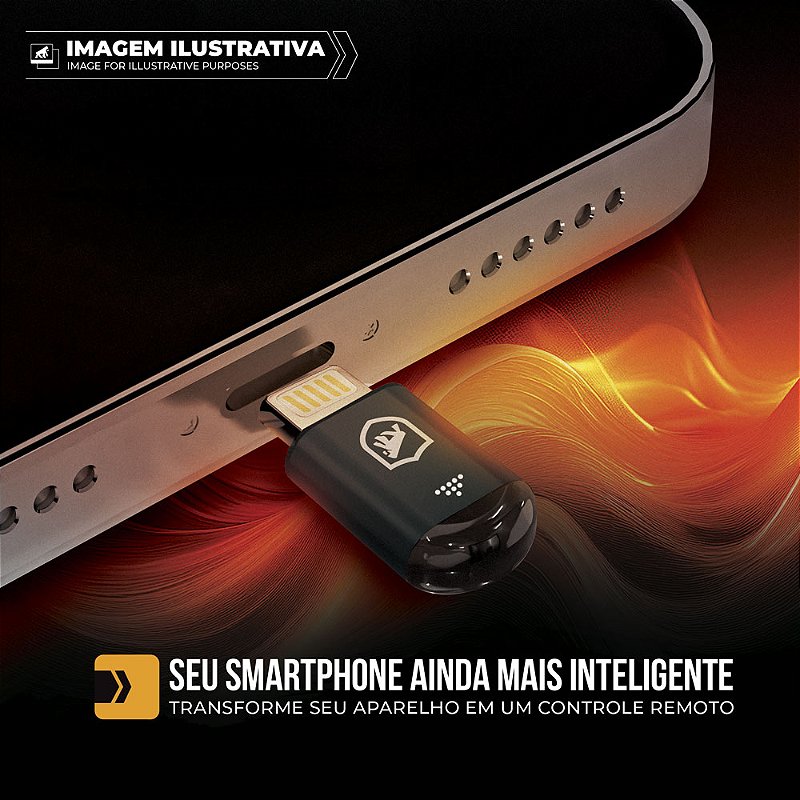 Controle Universal Mini Armor - Lightning - Gshield