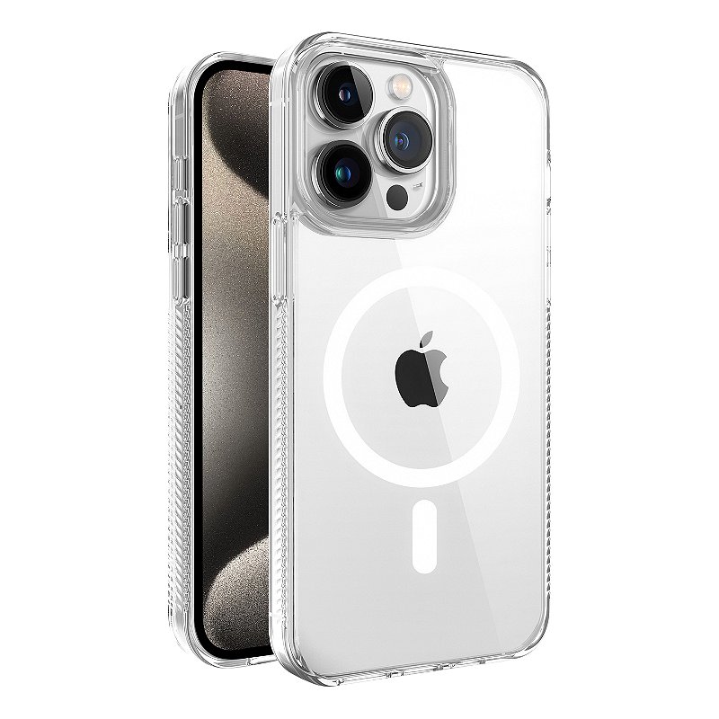 Kit Capa Anti-Slip Magsafe e Pelicula Ultra Glass para iPhone 15 Pro Max - Gshield