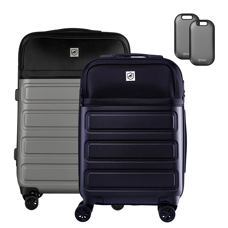 Kit Malas para Viagem Armor (Bagagem de Mão e para Despachar) + iTag (2 unidades) - Gshield - foto 2