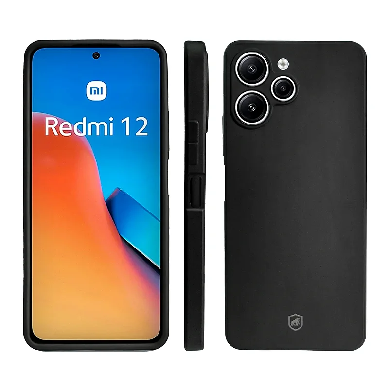 Kit Capa Silicon Veloz e Película Hydrogel HD para Xiaomi Redmi 12 - Gshield - foto 4