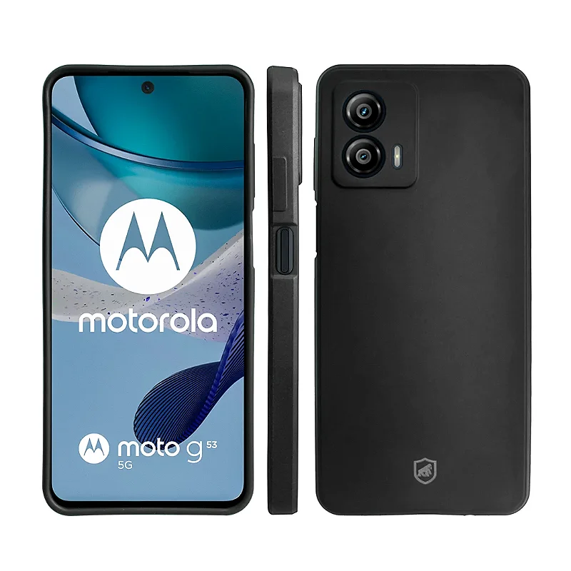 Kit Capa Silicon Veloz e Película Hydrogel HD para Motorola Moto G53 - Gshield