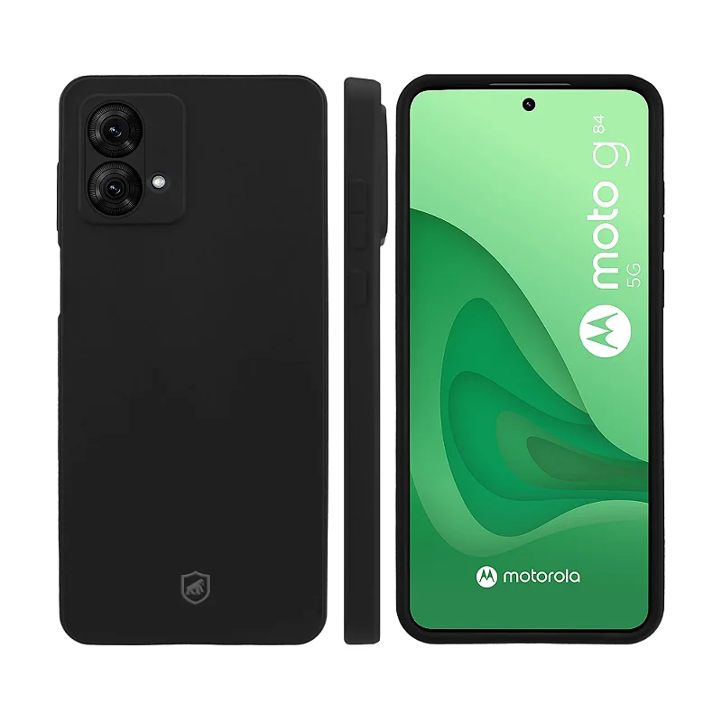 Kit Capa Silicon Veloz e Película Hydrogel HD para Motorola Moto G84 5G - Gshield