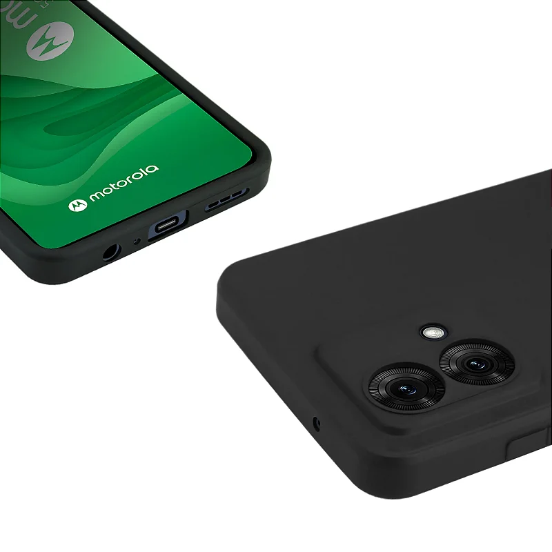 Kit Capa Silicon Veloz e Película Hydrogel HD para Motorola Moto G84 5G - Gshield