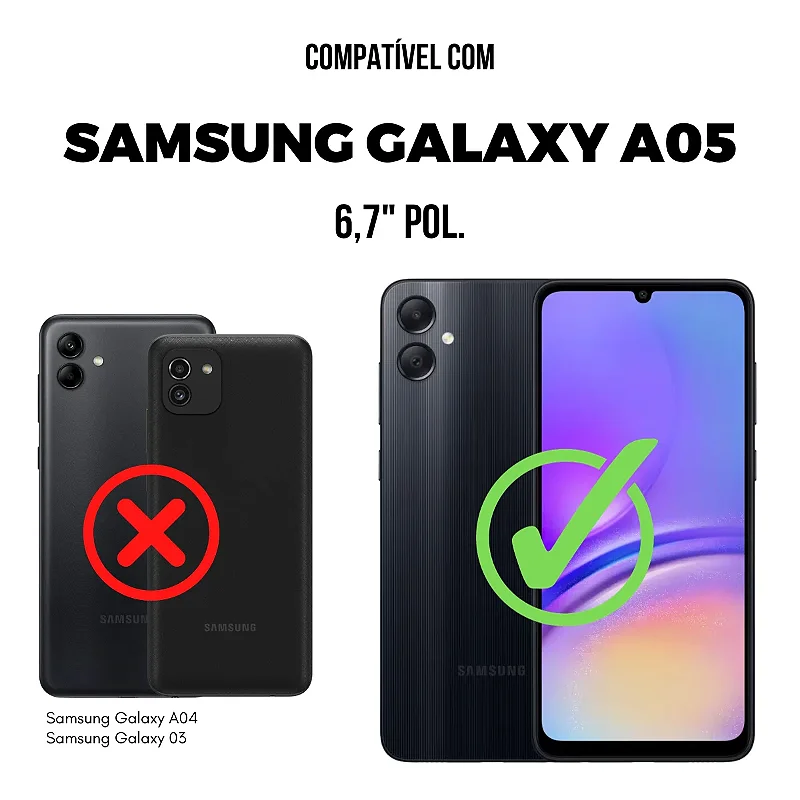 Kit Capa Silicon Veloz e Película Hydrogel HD para Samsung Galaxy A05 - Gshield