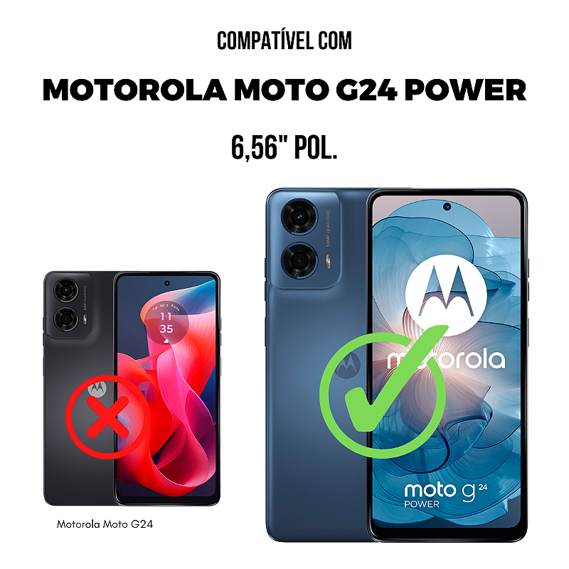 Película para Motorola Moto G24 Power - Traseira de Fibra de Carbono - Gshield
