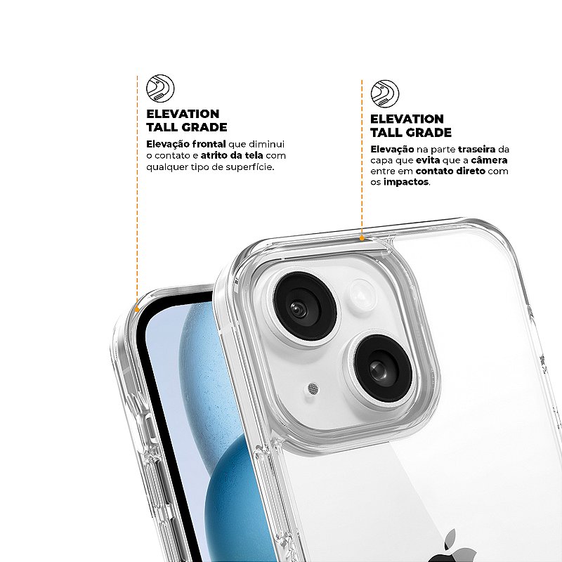 Kit Capa Anti-Slip e Película Ultra Safe para iPhone 15 - Gshield