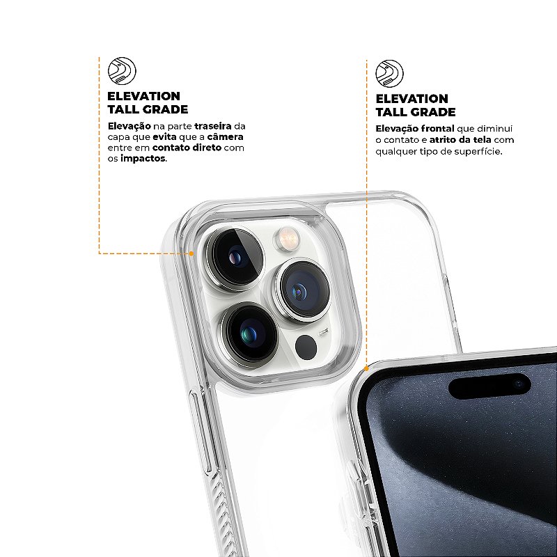 Kit Capa Anti-Slip e Película Ultra Safe para iPhone 15 Pro - Gshield