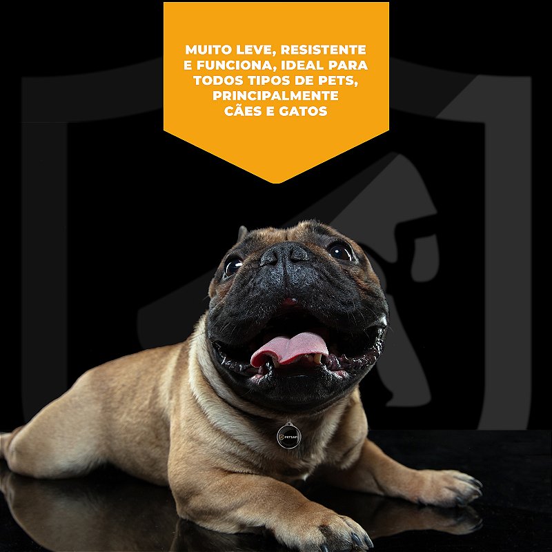 Pingente Tag de Identificação para Coleira de Cães e Gatos com QRCode - PetSafe - Gshield - foto 5