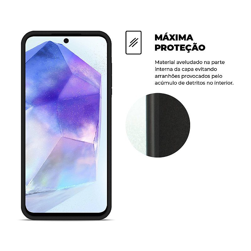 Capa para Samsung Galaxy A55 5G - Silicon Veloz - Gshield - foto 3