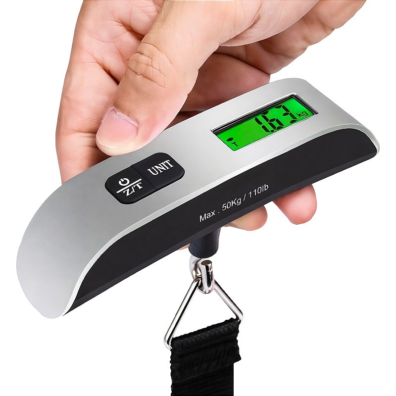 Mala de Viagem Armor - Para Despachar - Gshield + Balança Digital Portátil para Bagagem - Verde - foto 12