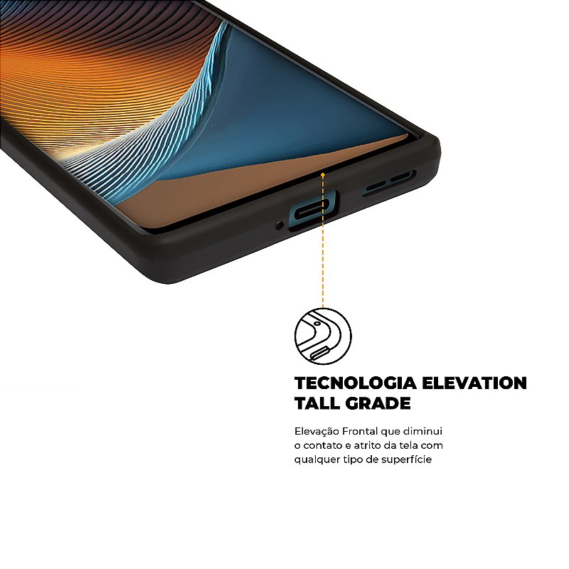 Capa para Motorola Moto Edge 50 Fusion 5G - Silicon Veloz - Gshield