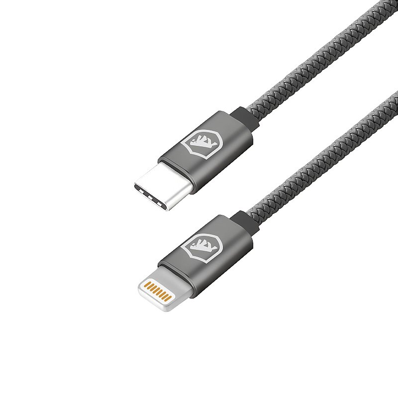 Carregador Turbo Duplo Tipo C + 2UN Cabo Symetric - Lightning / Tipo C - 1,5M - Gshield