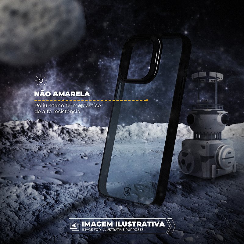 Capa para iPhone 16 - Gravity Preta - Gshield