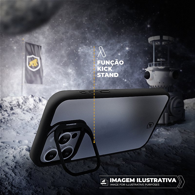 Capa para iPhone 16 - Gravity Preta - Gshield