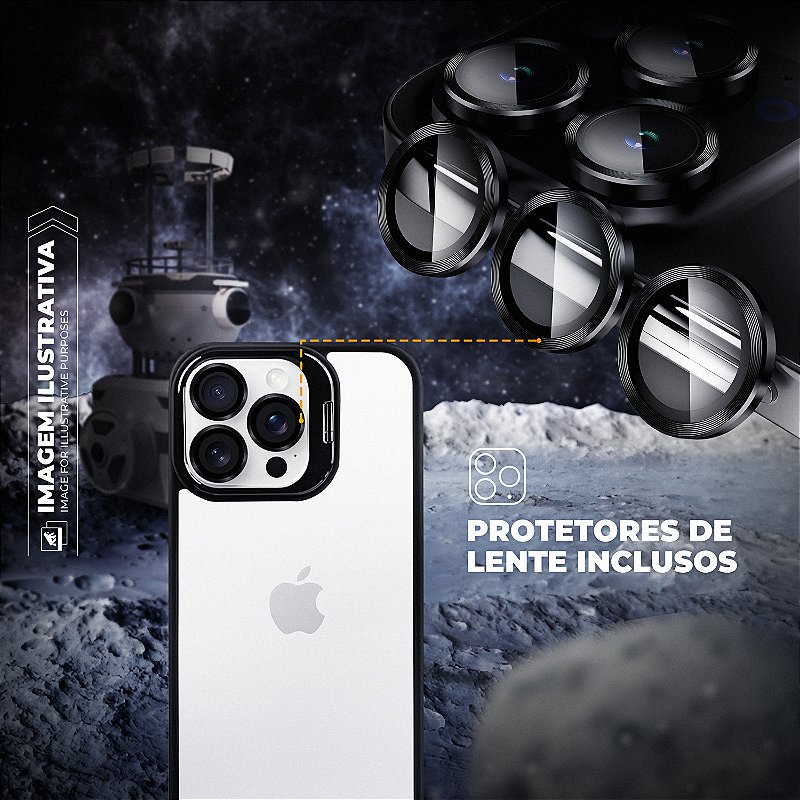 Capa para iPhone 16 Pro - Gravity Preta - Gshield