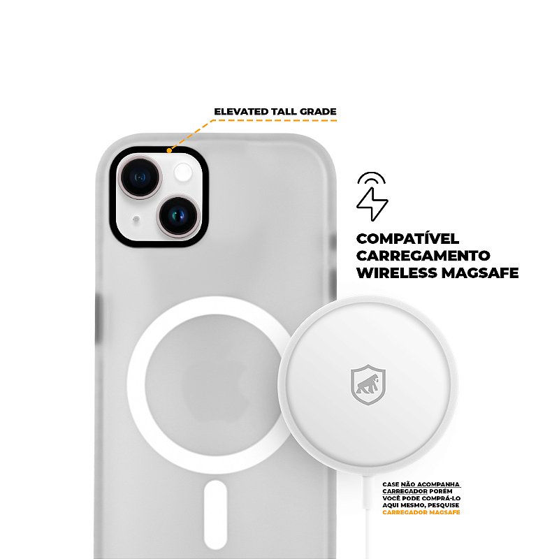 Capa MagSafe Pro para iPhone 16 Plus - Transparente Fosca - Gshield