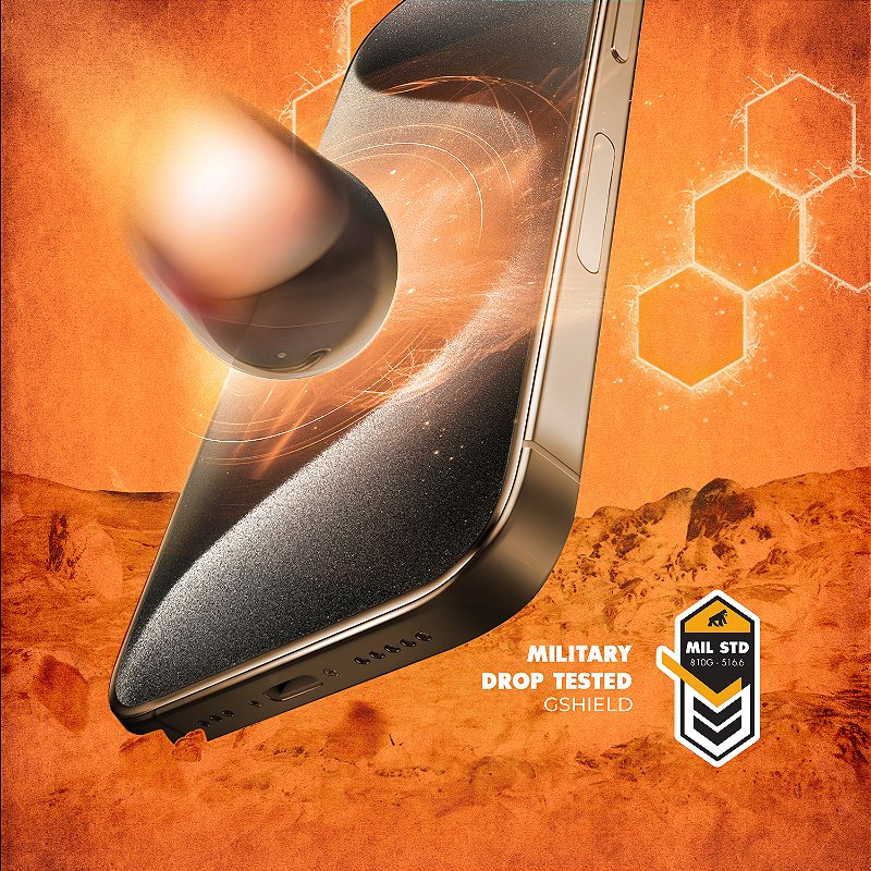 Película para iPhone 16 - Coverage 5D Pro Preta - Gshield