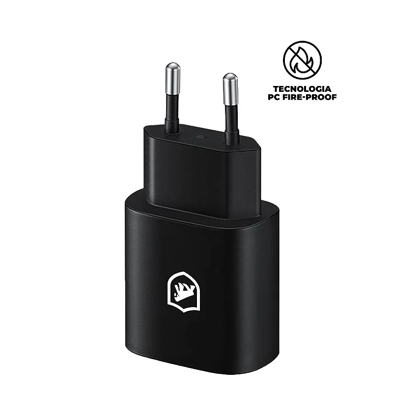 Carregador Turbo Tipo C - QC 3.0 até 25W - Preto (Recondicionado) - Gshield - foto 4