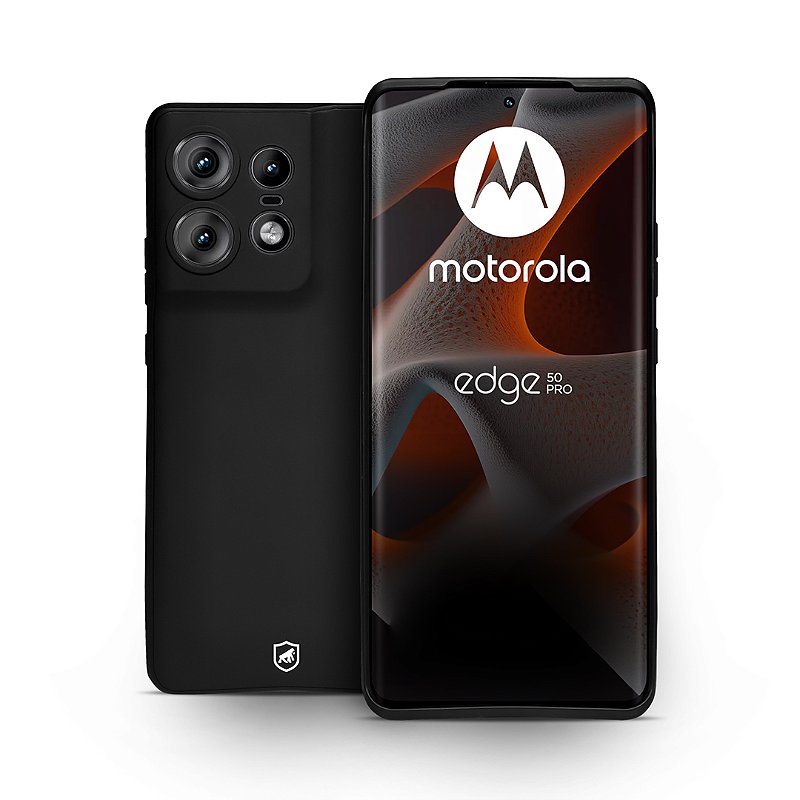 Kit Capa Silicon Veloz e Película Hydrogel HD para Motorola Moto Edge 50 Pro - Gshield