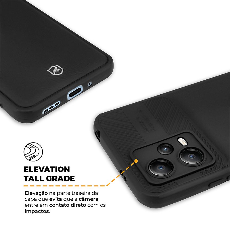 Kit Capa Symetric Preta e Película Hydrogel HD para Xiaomi Poco X5 - Gshield