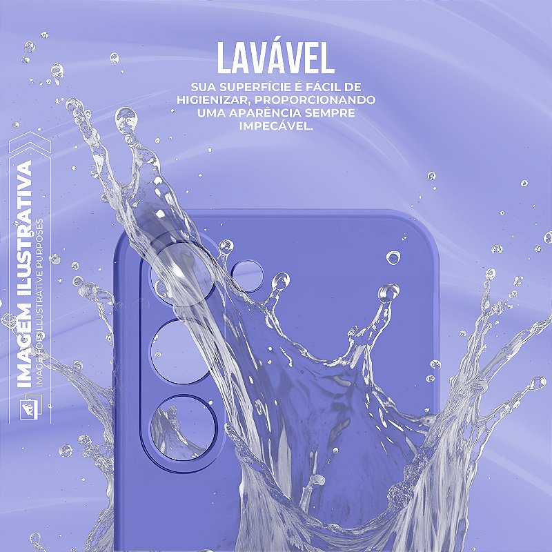 Capa para Motorola Moto Edge 40 Neo - Silicon Veloz - Lilás - Gshield