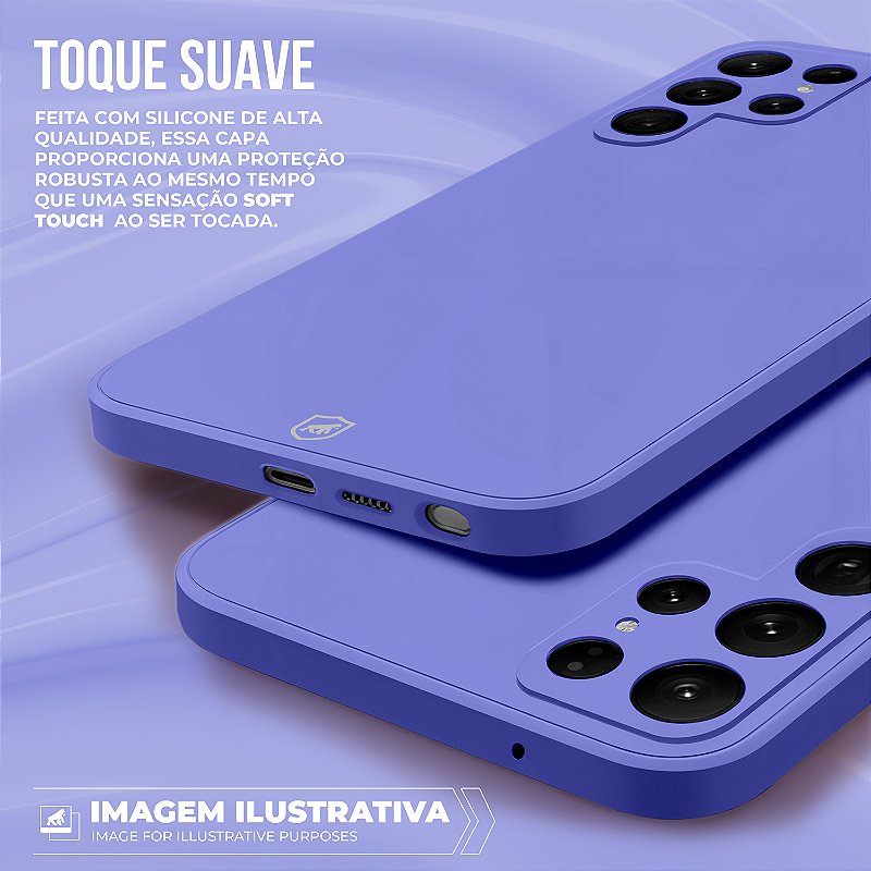 Capa para Xiaomi Redmi 13C 5G - Silicon Veloz - Lilás - Gshield