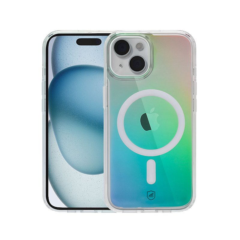 Kit Capa Magsafe Holo + Película Hydrogel Gamer Fosca para iPhone 15 - Gshield - foto 8