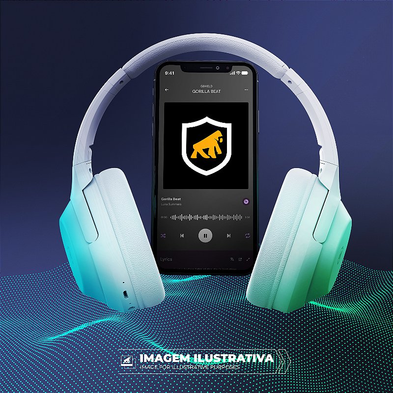 Headphone Flex - Extra Bass Tech - Branco - Gshield - foto 2