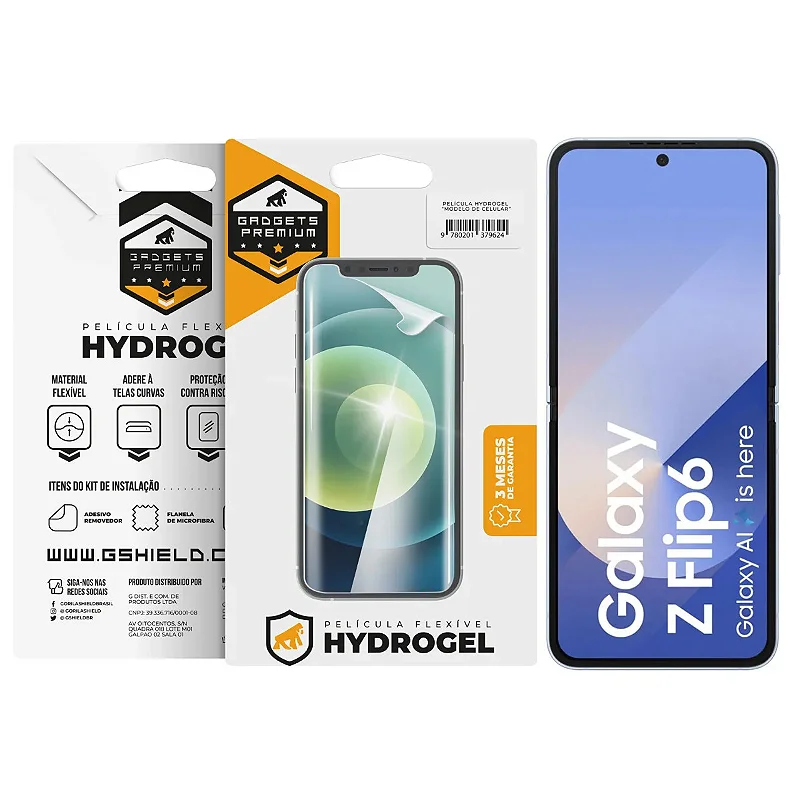 Kit Capa Dinamic Cam e Película Hydrogel HD para Samsung Galaxy Z Flip 6 - Gshield - foto 6