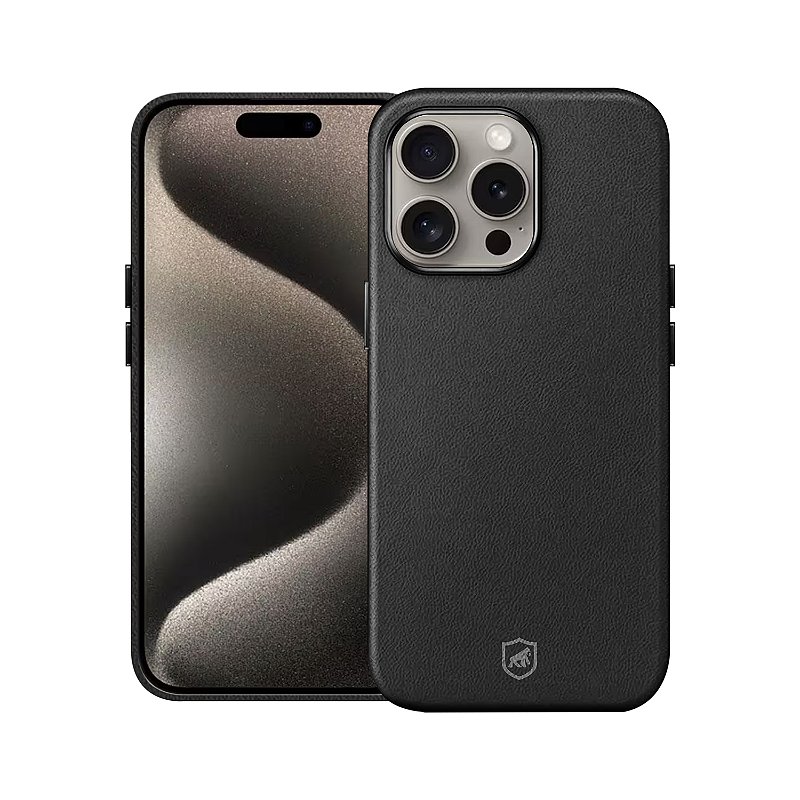 Kit Capa Couro Dual Magsafe e Pelicula Defender Pro Privacidade para iPhone 15 Pro - Gshield - foto 8