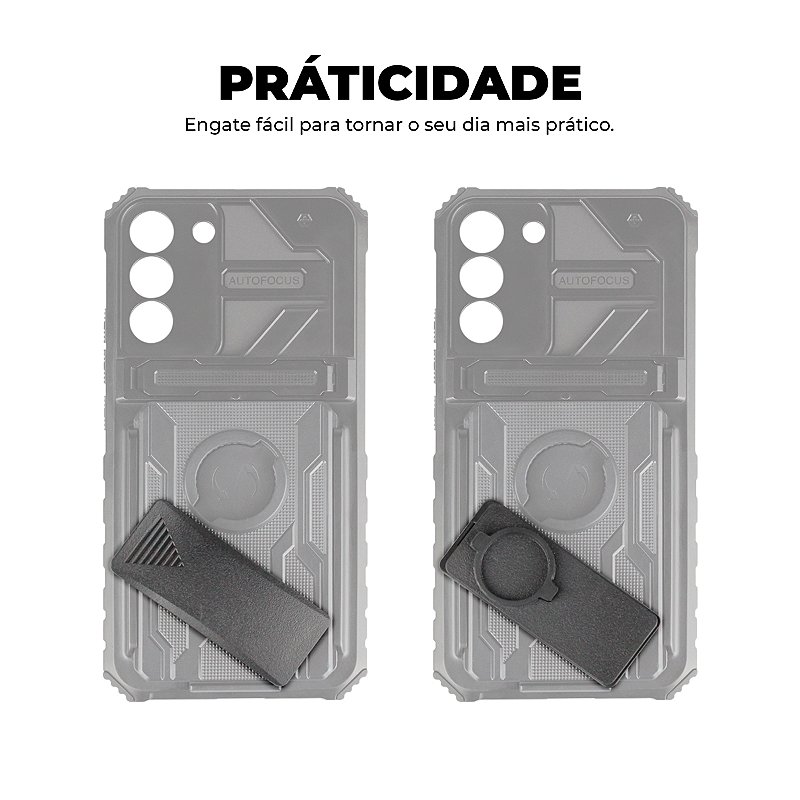 Kit Snap Guardian - Clip + Braçadeira + Capa para Xiaomi Poco X4 Pro 5G - Gshield
