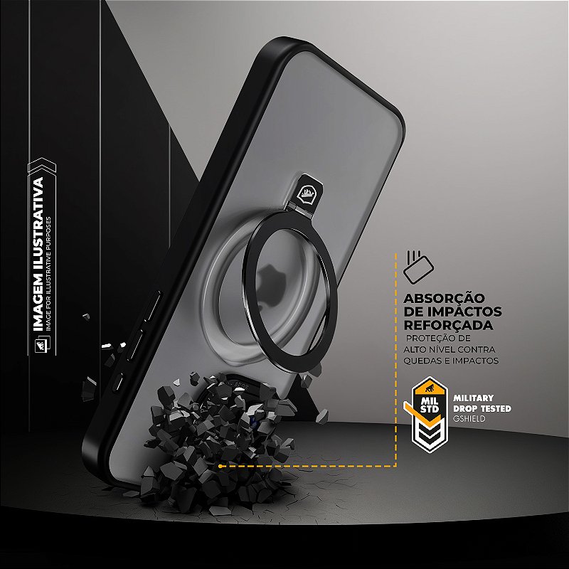 Capa para iPhone 16 - Dual Ring - Gshield