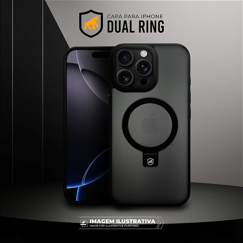 Capa para iPhone 16 Pro - Dual Ring - Gshield