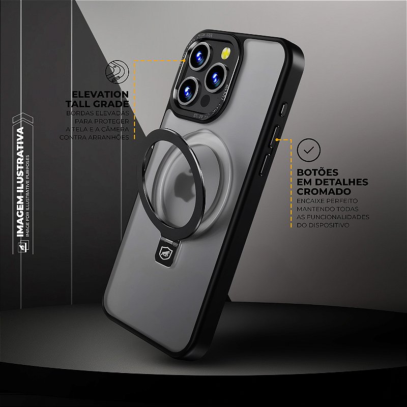 Capa para iPhone 16 Pro - Dual Ring - Gshield